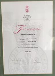 Ann Clewlow Certificate 2
